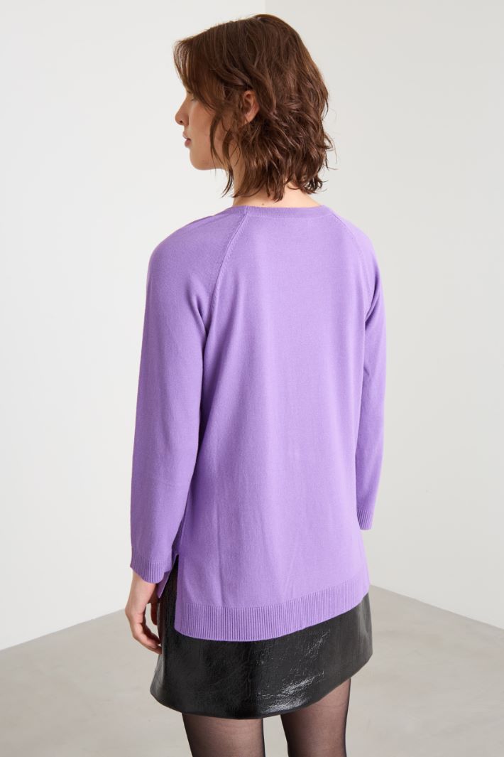 Raglan sleeve sweater Intrend - 4