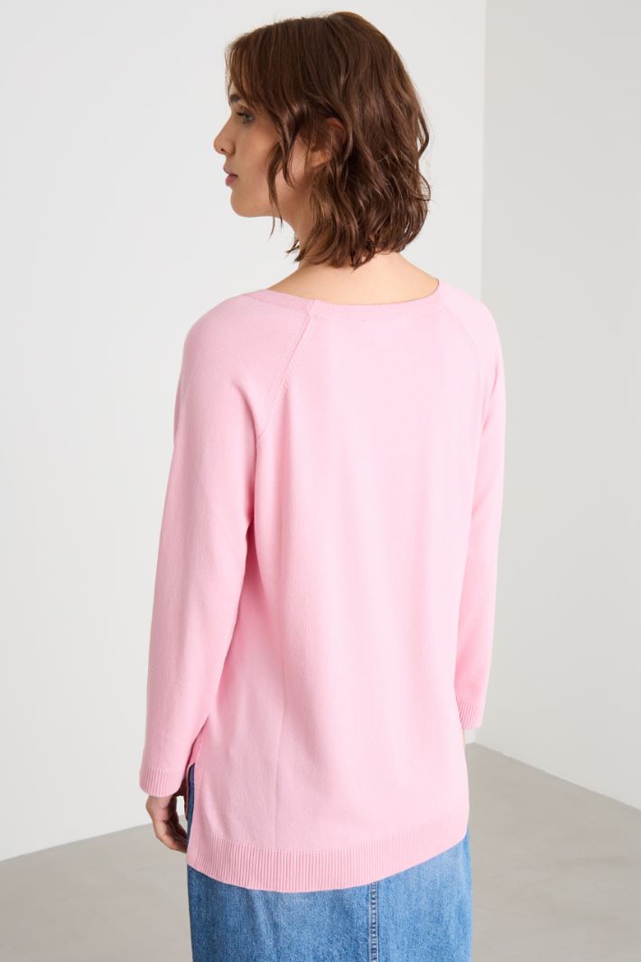 Raglan sleeve sweater Intrend - 4