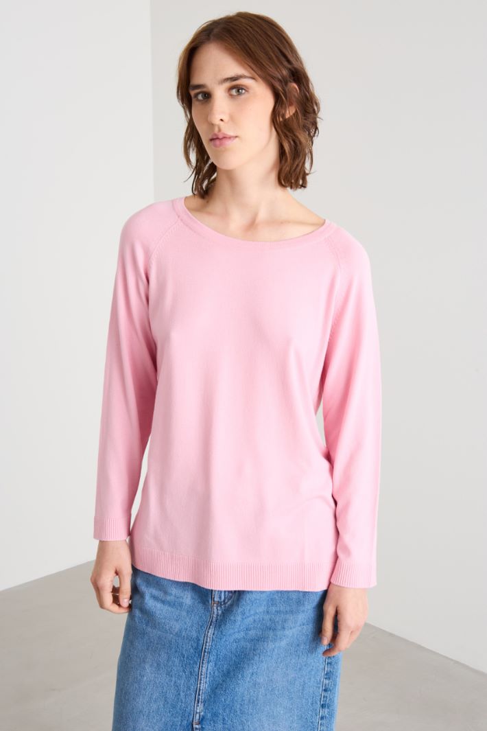 Raglan sleeve sweater Intrend - 2