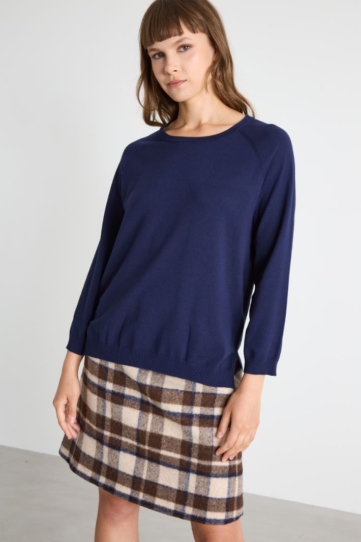 Raglan sleeve sweater Intrend - 2