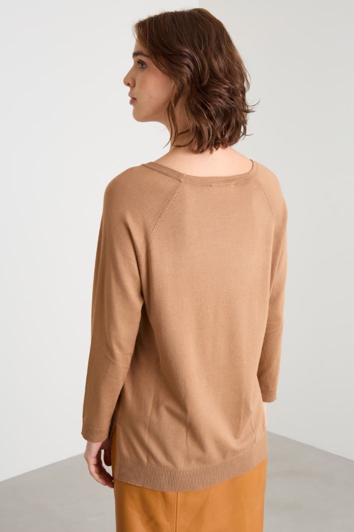Raglan sleeve sweater Intrend - 4