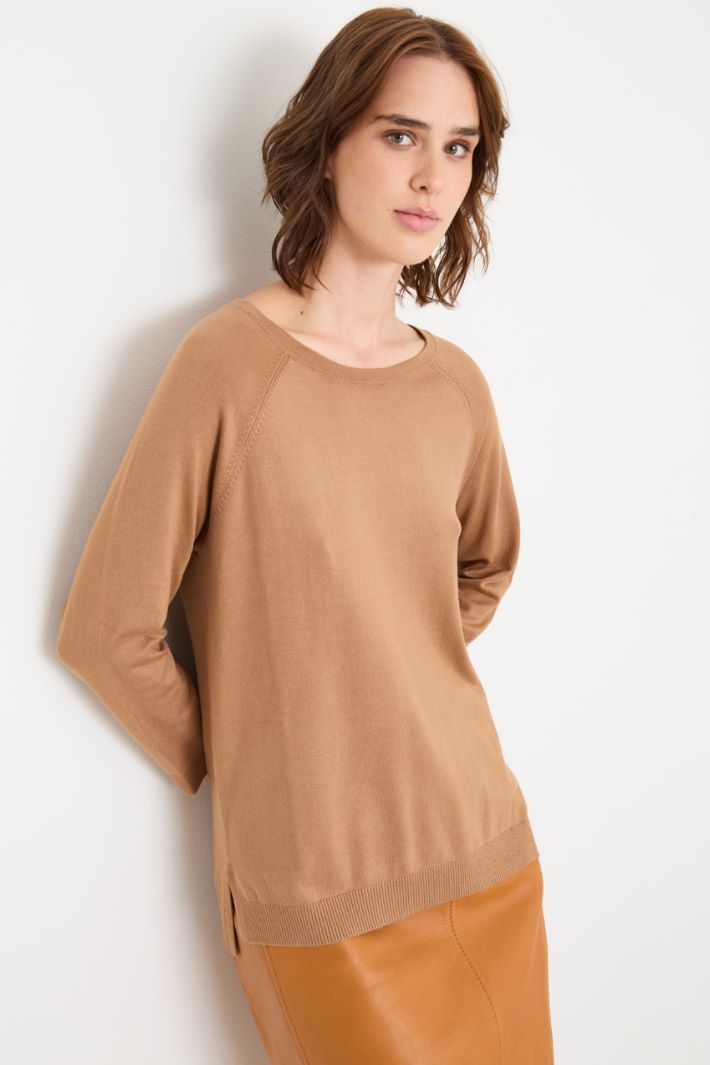 Raglan sleeve sweater Intrend - 2