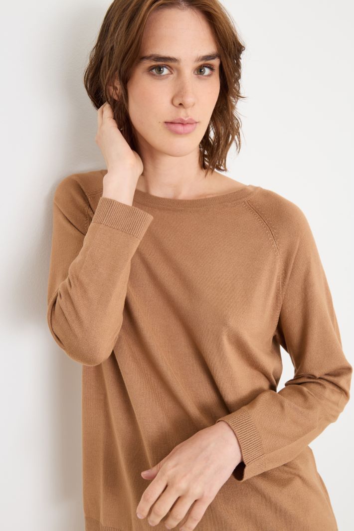 Raglan sleeve sweater Intrend - 3