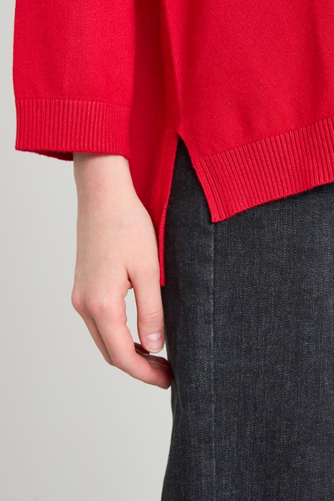 Maglia con maniche raglan