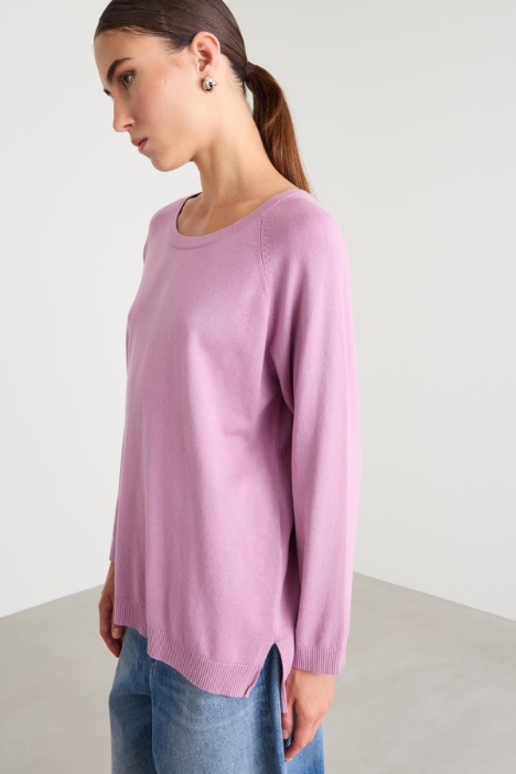 Maglia con maniche raglan