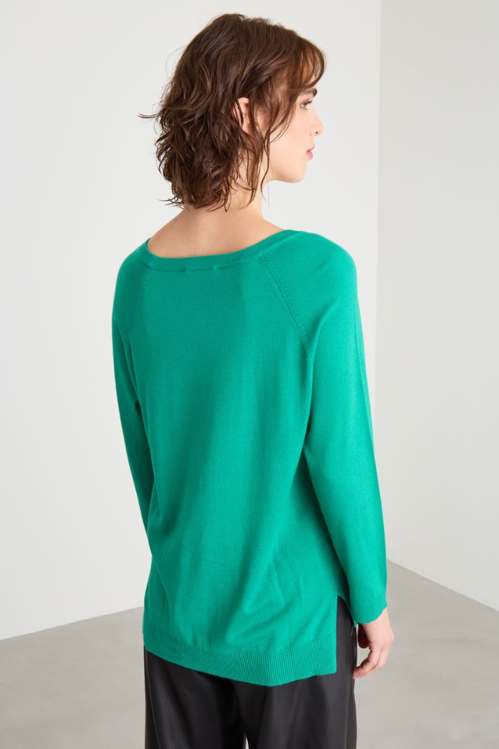 Raglan sleeve sweater Intrend - 4