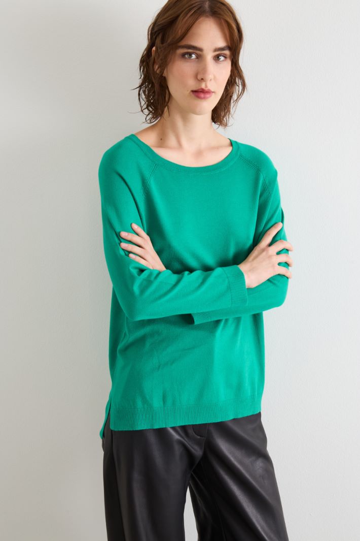 Raglan sleeve sweater Intrend - 2