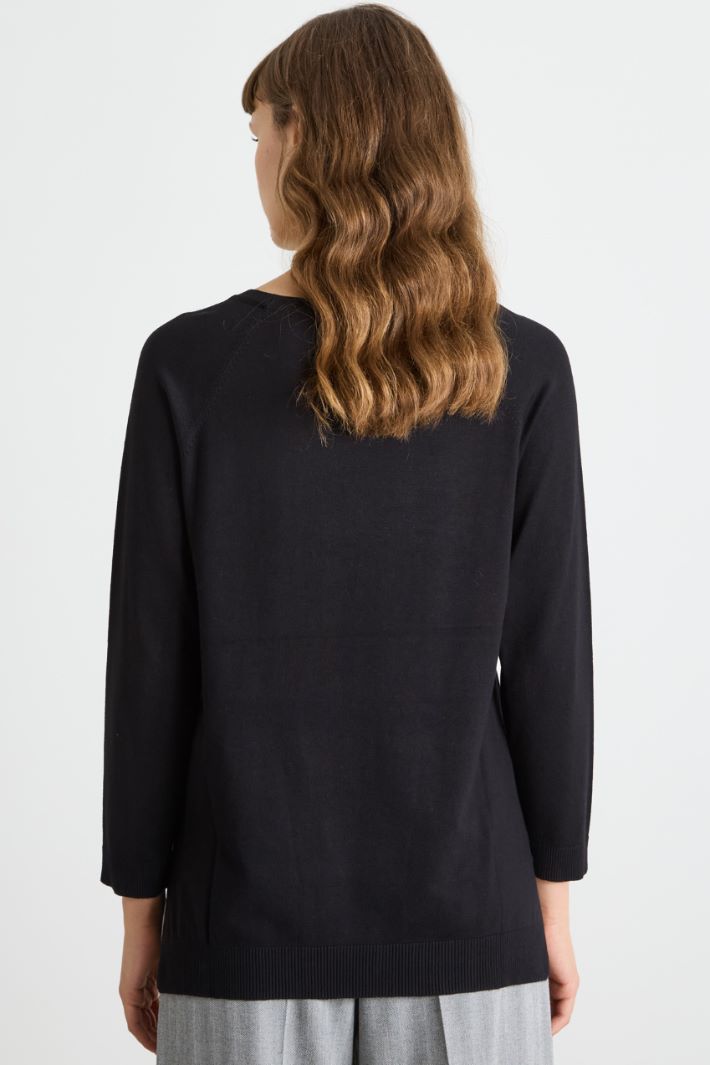 Raglan sleeve sweater Intrend - 4