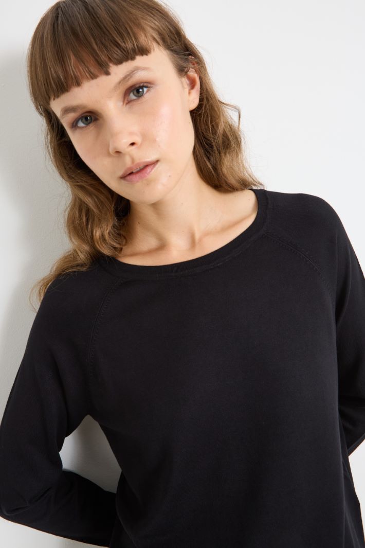 Raglan sleeve sweater Intrend - 3