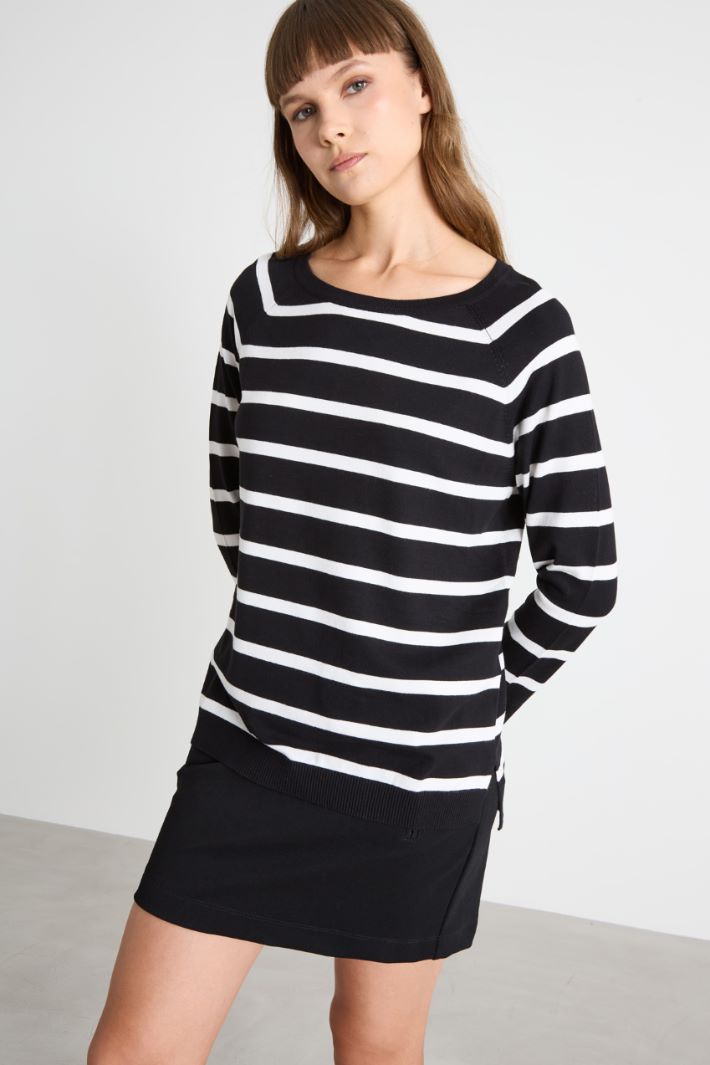 Raglan sleeve sweater Intrend - 2