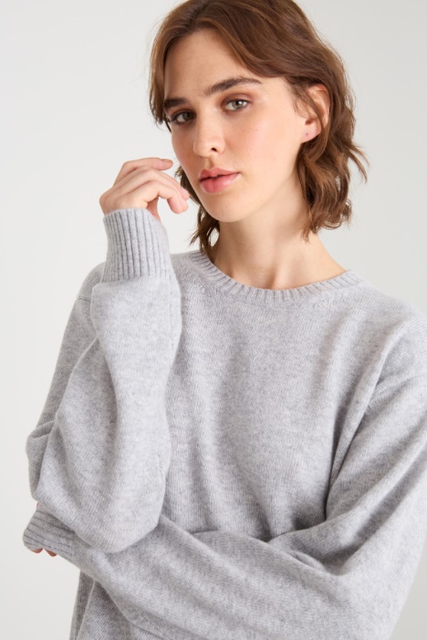 Maglia con scollo a giro