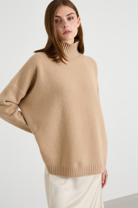Suéter oversize de pura lana Intrend
