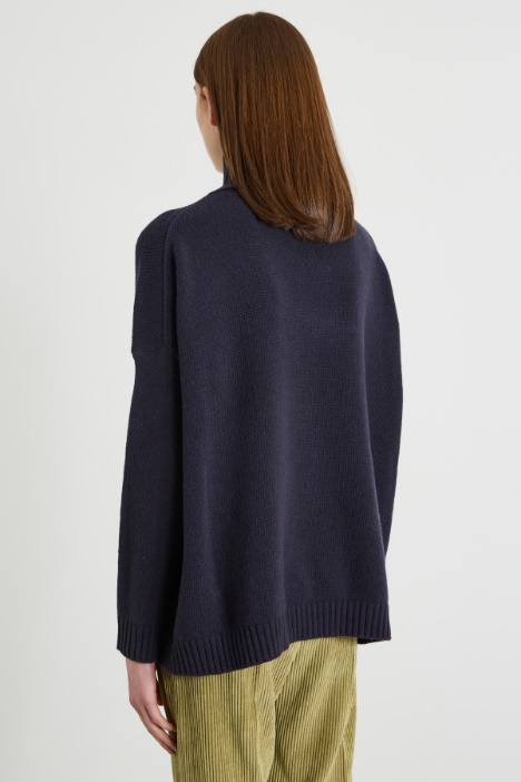 Maglia over in pura lana