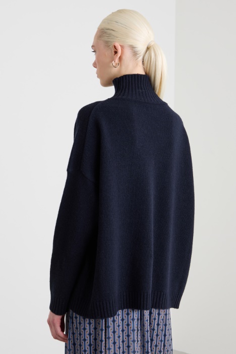 Maglia over in pura lana