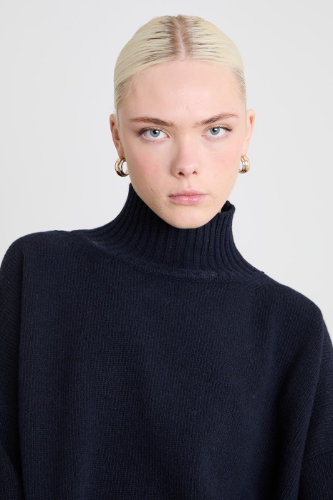 Maglia over in pura lana