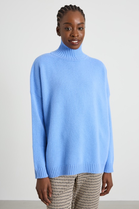 Oversized sweater in pure wool Intrend
