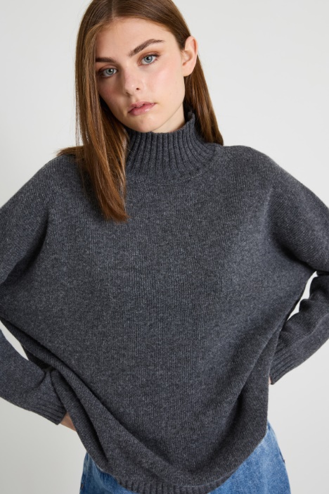 Maglia over in pura lana