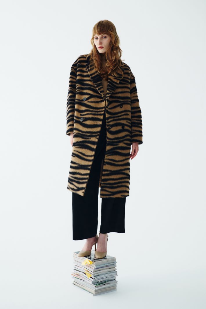 Oversized sweater in pure wool Intrend - 5