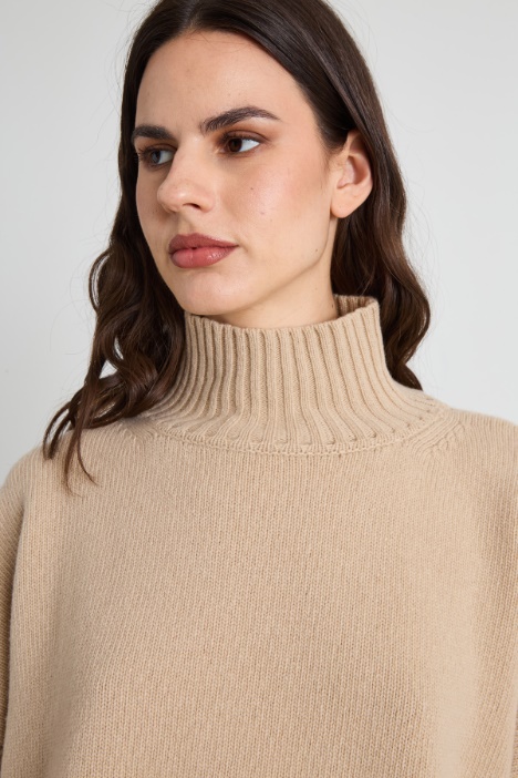 Maglia over in pura lana