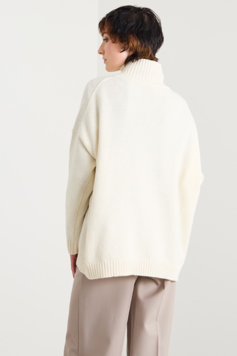 Maglia over in pura lana