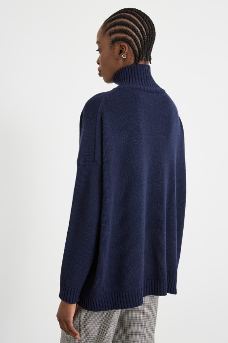 Maglia over in pura lana