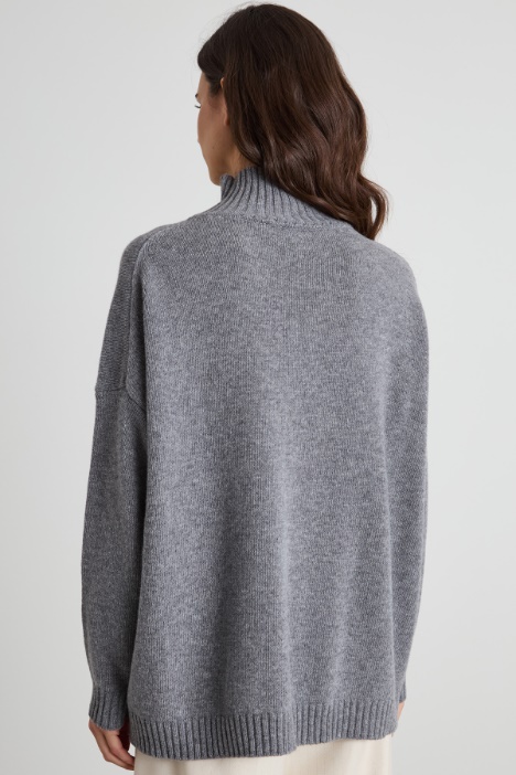 Maglia over in pura lana