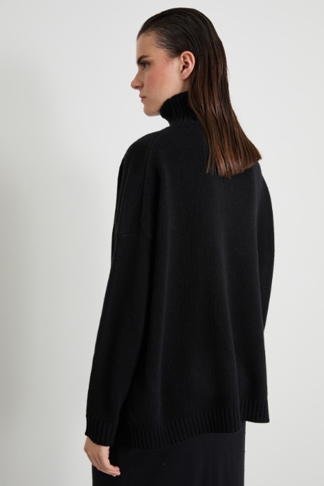 Maglia over in pura lana