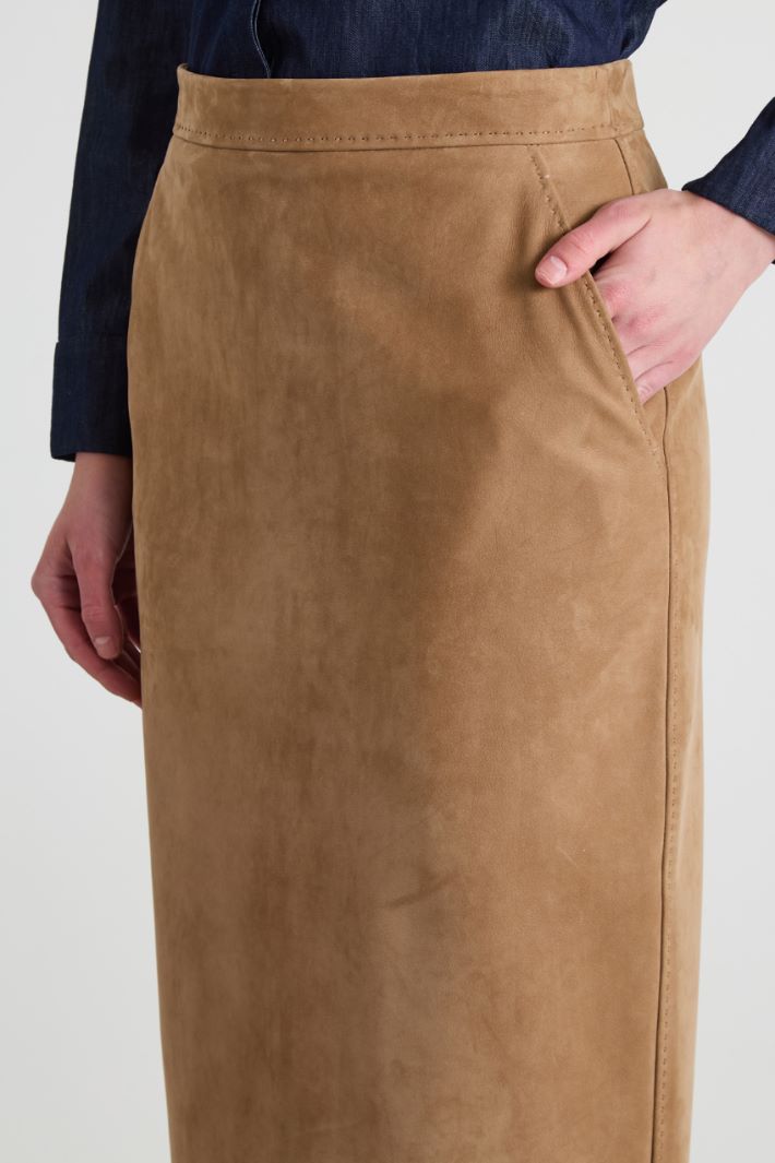 Straight leather skirt Intrend - 4