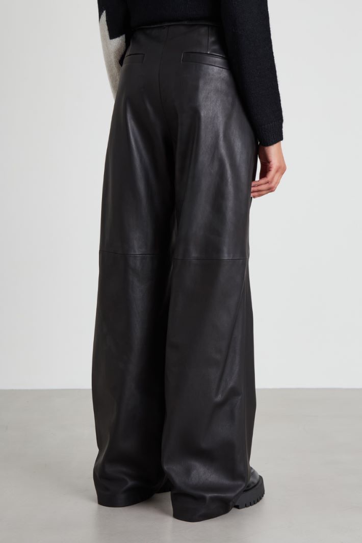 Nappa leather trousers Intrend - 3