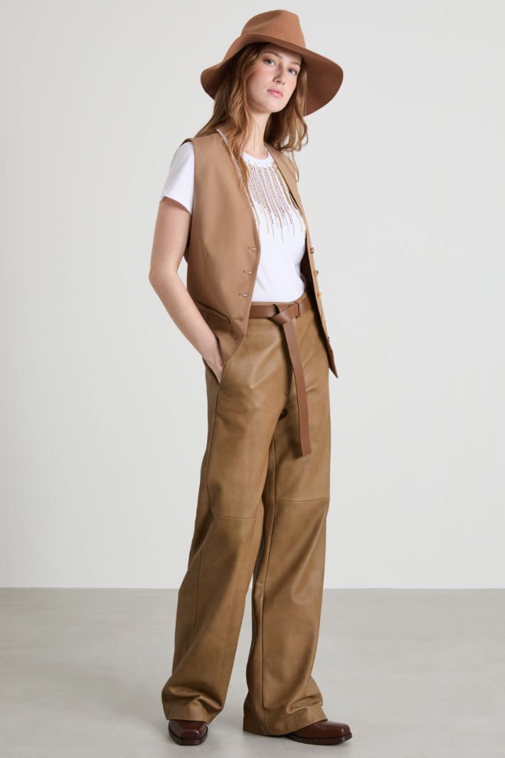 Nappa leather trousers Intrend