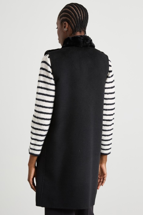 Gilet with plush inserts Intrend - 3