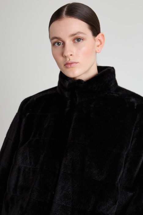 Giacca in similpelliccia