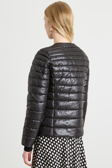 Imbottito girocollo reversibile