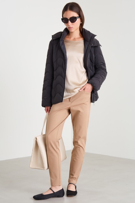 Belted padded jacket Intrend