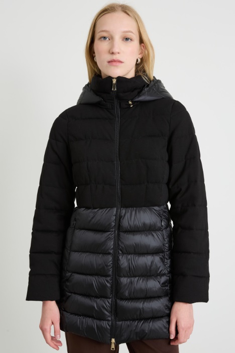 Imbottito in jersey e raso