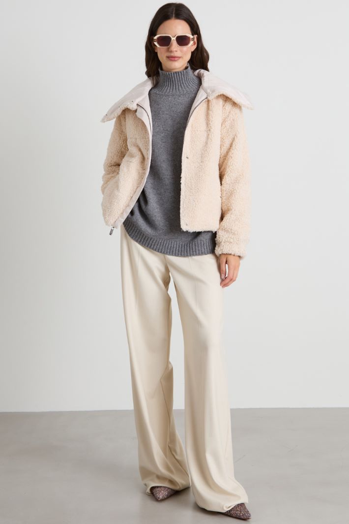 Plush padded jacket Intrend