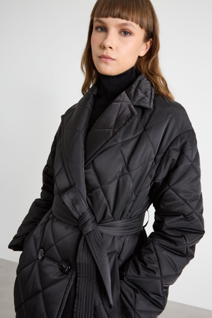 Padded jacket with removable hood Intrend - 4