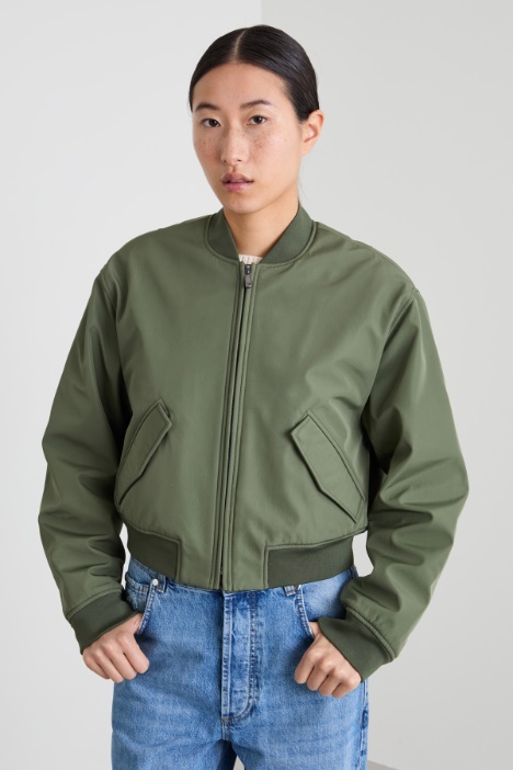 Bomber in tessuto tecnico