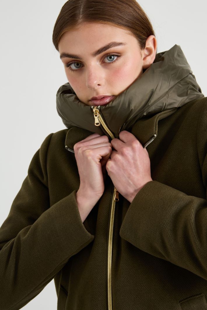 Bimaterial padded jacket Intrend - 4