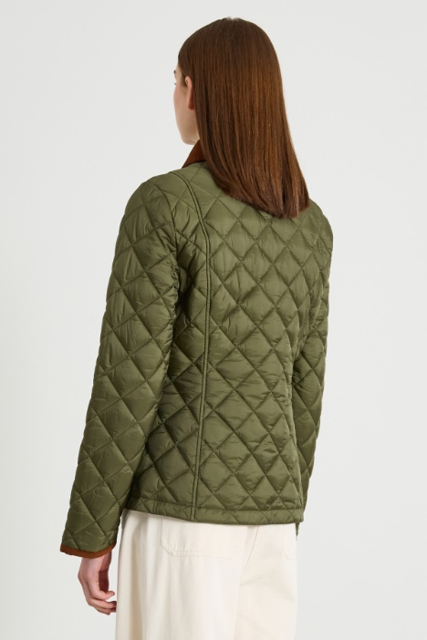 Chaqueta estilo camisa acolchada