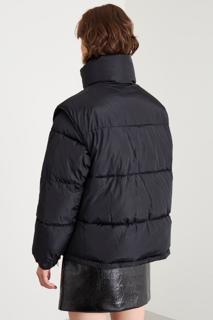 Padded jacket with removable sleeves Intrend - 4