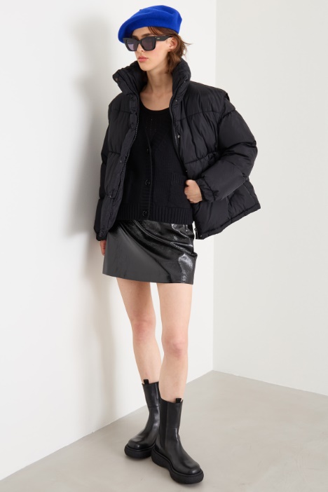 Padded jacket with removable sleeves Intrend