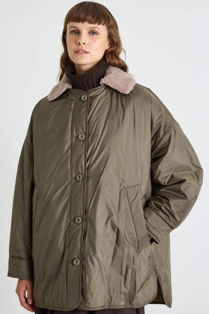 Reversible water-resistant padded jacket Intrend - 2