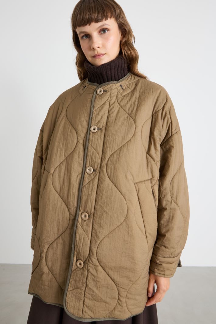 Reversible water-resistant padded jacket Intrend - 4