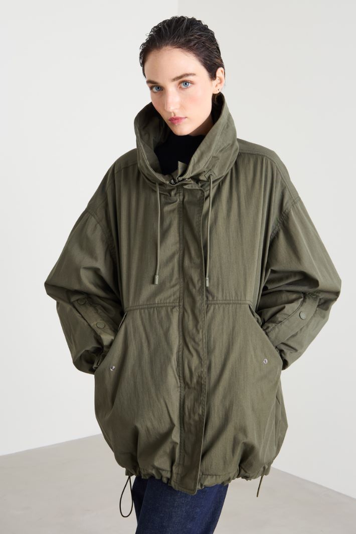 Reversible parka in technical cotton Intrend - 4