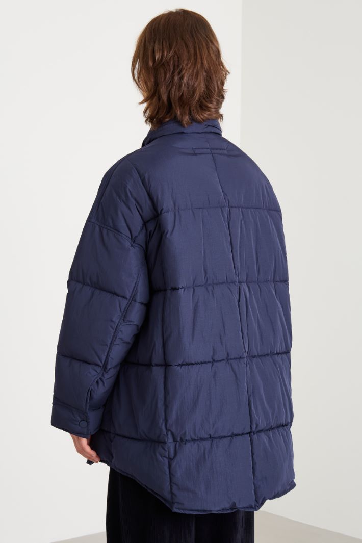 Padded jacket in water-repellent taffeta Intrend - 4