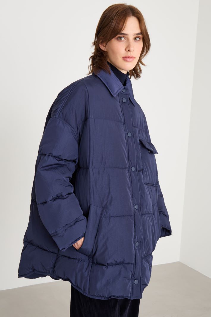 Padded jacket in water-repellent taffeta Intrend - 2