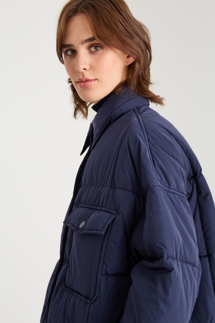 Padded jacket in water-repellent taffeta Intrend - 3