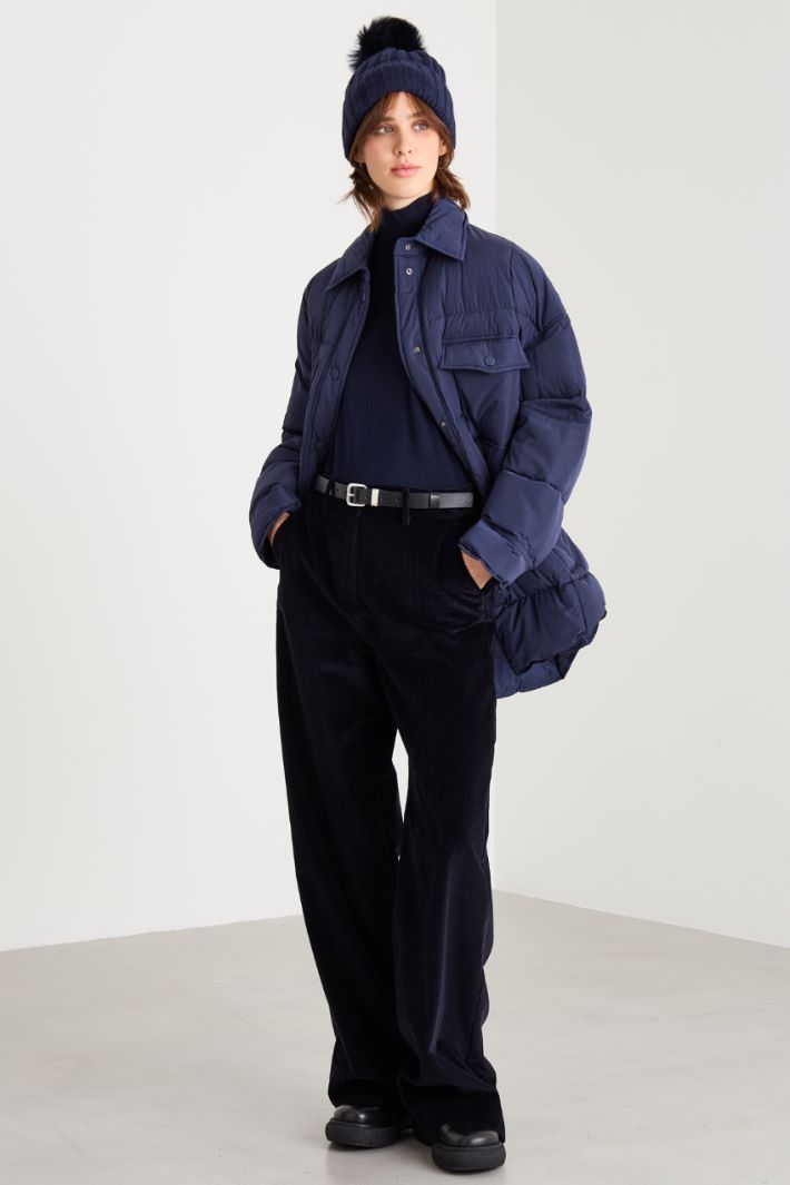 Padded jacket in water-repellent taffeta Intrend