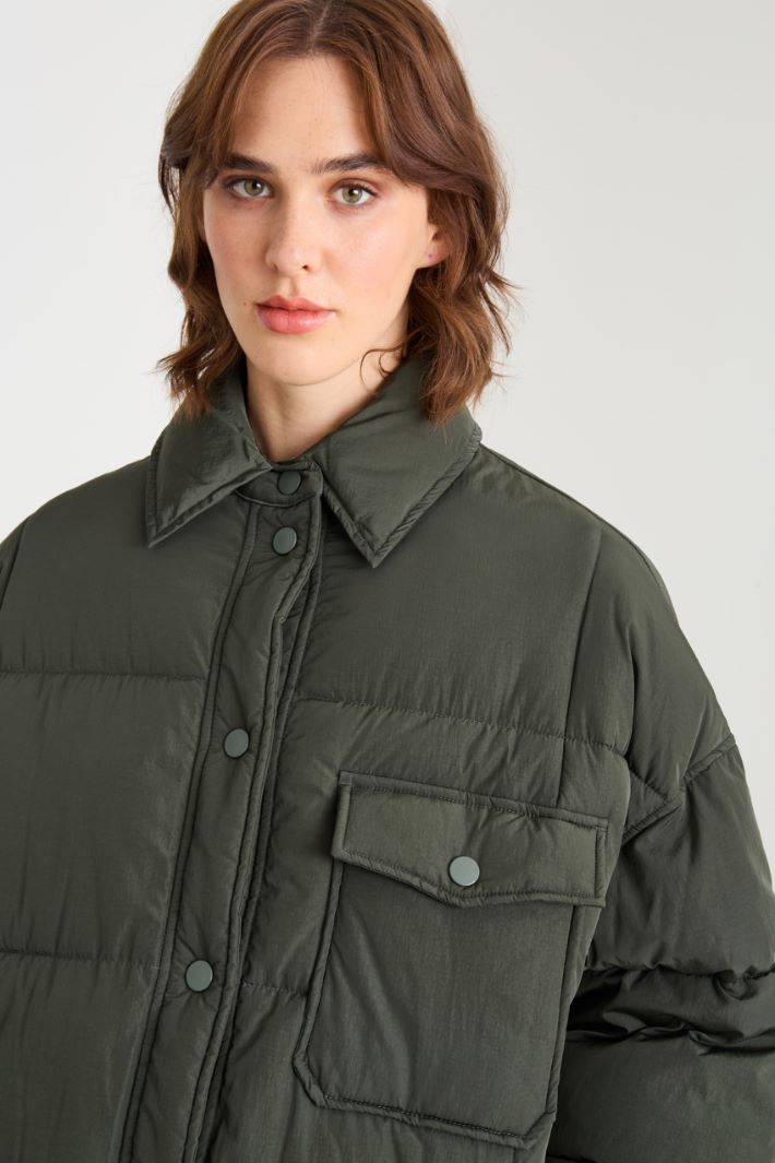 Padded jacket in water-repellent taffeta Intrend - 3